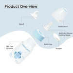 Load image into Gallery viewer, PP Feeding Bottle 125ml (Blue - Owl)