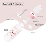 Load image into Gallery viewer, PP Feeding Bottle 225ml (Pink-Crab)