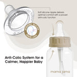 Load image into Gallery viewer, Glass Feeding Bottle 225ml ( Brown - Panda)