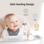 Load image into Gallery viewer, Glass Feeding Bottle 225ml ( Brown - Panda)