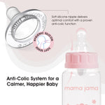 Load image into Gallery viewer, Glass Baby Feeding Bottle 125ml (Pink - Lion)