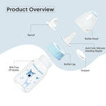 Load image into Gallery viewer, PP Feeding Bottle 125ml (Blue - Deer)