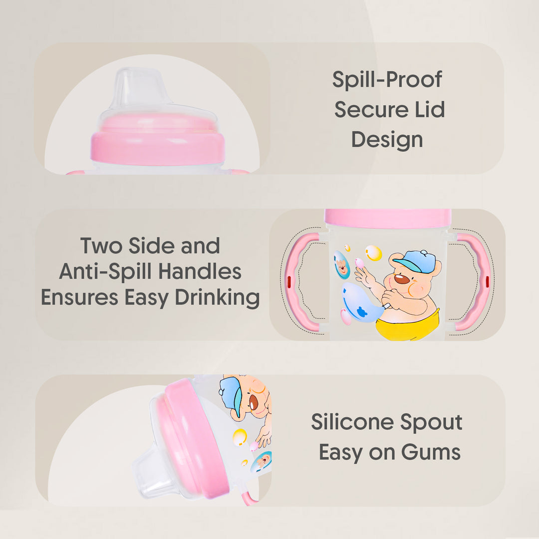 Baby Drinking Sipper with Soft Silicone Spout
