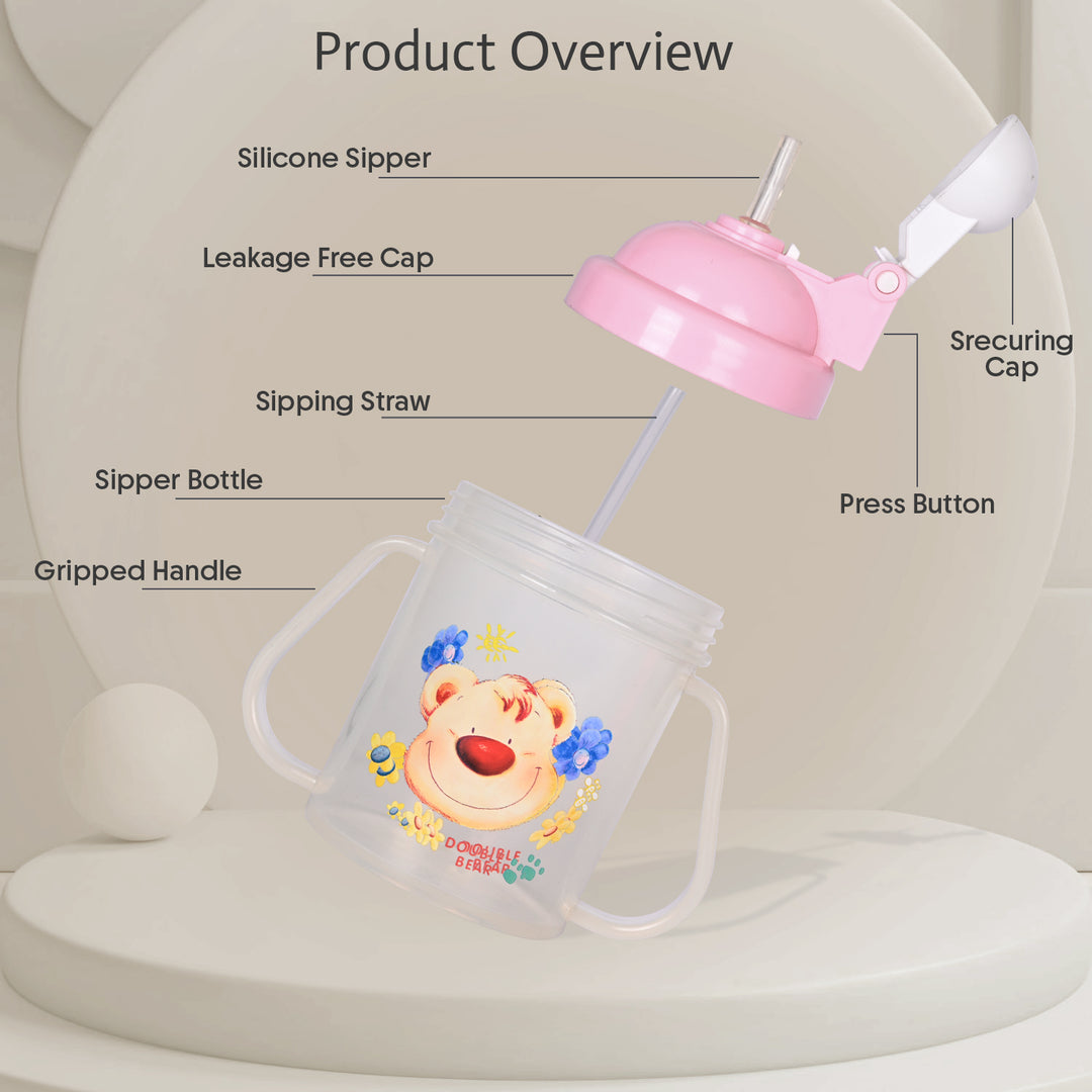 Baby Drinking Sipper with Straw