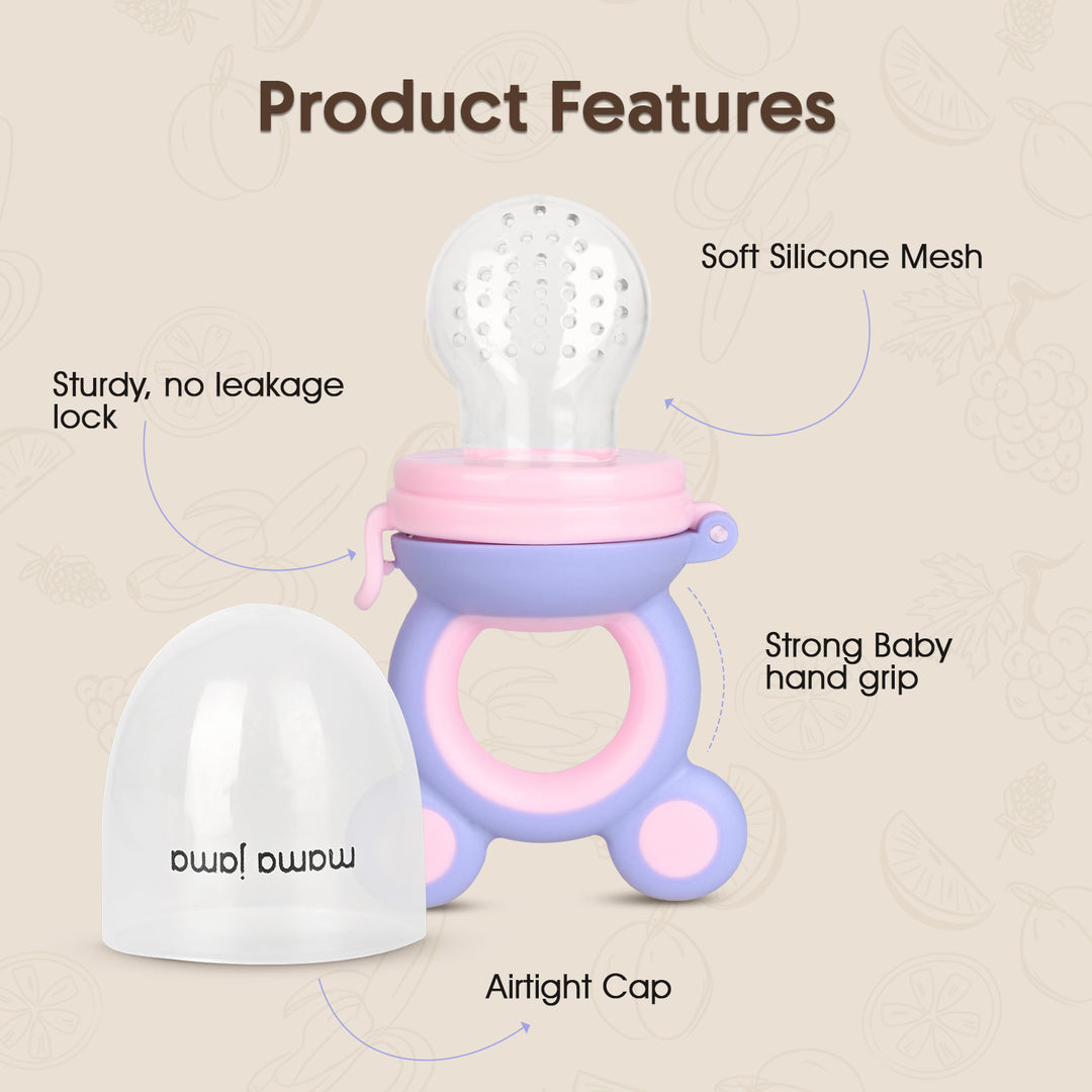 Mama Jama Fruit Nibbler – Safe &amp; Simple Feeding (Random)