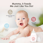 Load image into Gallery viewer, Glow in the dark PP feeding bottle 125ml ( Pink - Lion)
