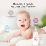 Load image into Gallery viewer, Glow in the dark PP feeding bottle 225ml ( Pink - Lion)

