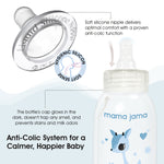 Load image into Gallery viewer, Glow in the dark PP feeding bottle 125ml ( Blue - dear)