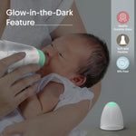 Load image into Gallery viewer, Glow in the dark glass feeding bottle 125ml (Blue - Owl)