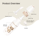 Load image into Gallery viewer, PP Feeding Bottle 225ml (Light Brown - Fox)