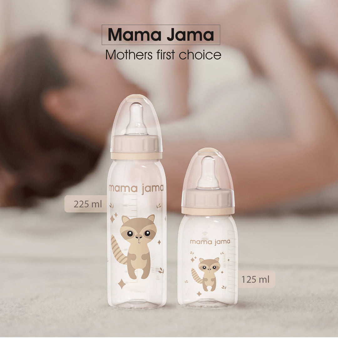 PP Feeding Bottle 225ml (Light Brown - Fox)