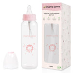 Load image into Gallery viewer, Glass Feeding Bottle 225ml ( Pink - Lion)
