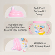 Baby Drinking Sipper with Hard Silicone Spout